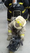 KACC Fire-Rescue-EMR Students engaged in SCBA practice.